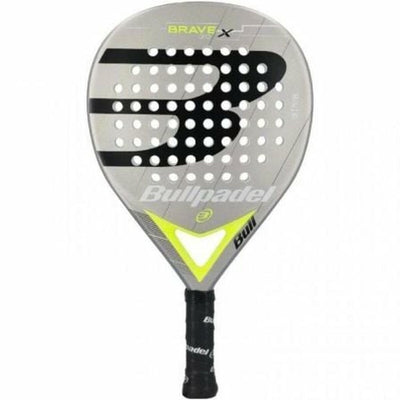 Padel Racket Bullpadel Brave 3.0 2021 Yellow Grey Fibreglass