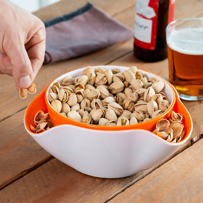 InnovaGoods 2-in-1 Snack Bowls, 2 Pieces