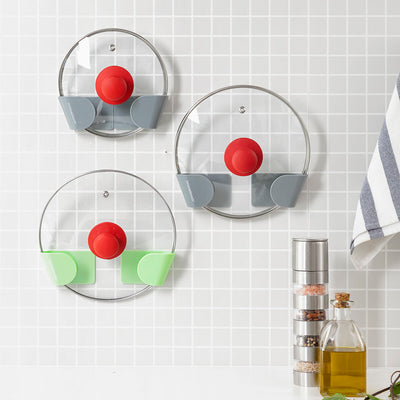 Set of 3 Adhesive Holders for Smarack InnovaGoods Kitchen Lids