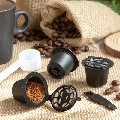 Set of 3 Recoff InnovaGoods Reusable Coffee Capsules