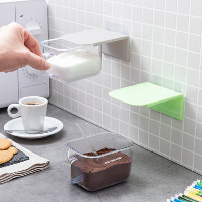 Handstore InnovaGoods Removable Adhesive Kitchen Containers Pack of 2 units