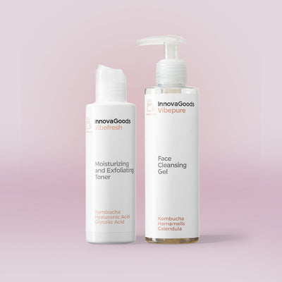 Pack Duo Nettoyage Visage Kombucha InnovaGoods